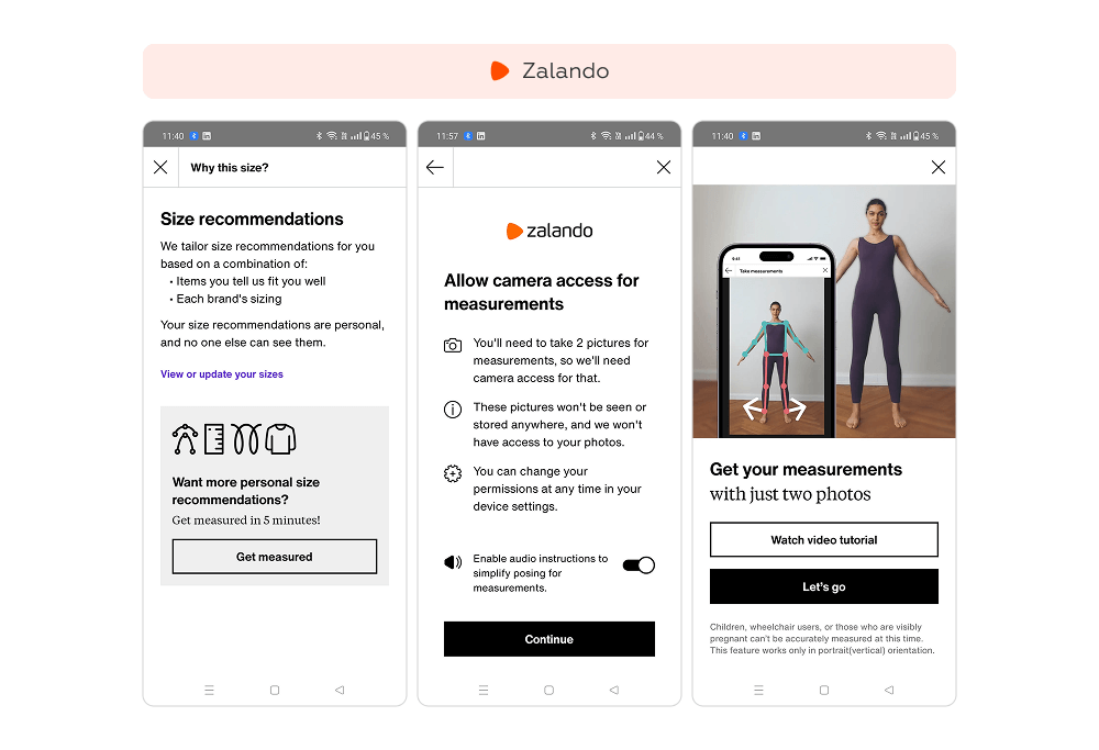персональный 3d-аватар для примерки одежды в маркетплейсе Zalando